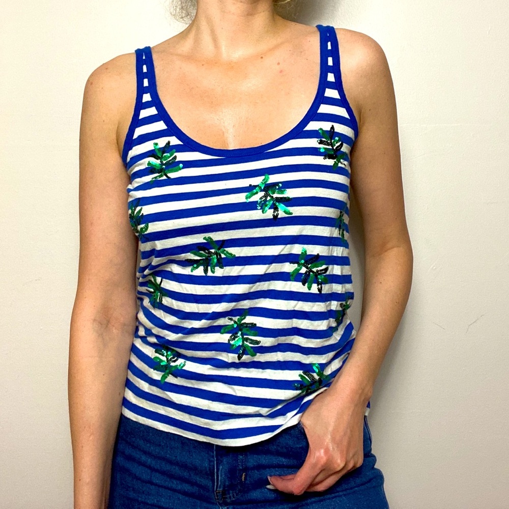 J.Crew Top With Sparkling Elements - image 1